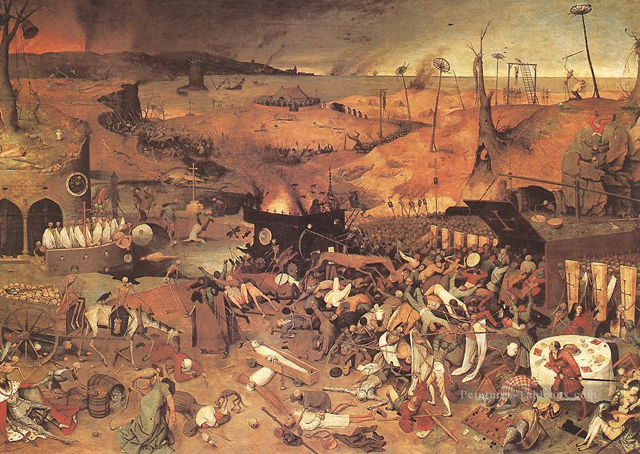 Le triomphe de la mort flamand Renaissance paysan Pieter Bruegel l’Ancien Peintures à l'huile